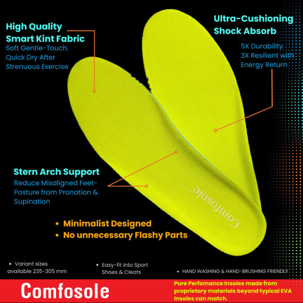 Comfosole แผ่นรองเท้า - Image 5